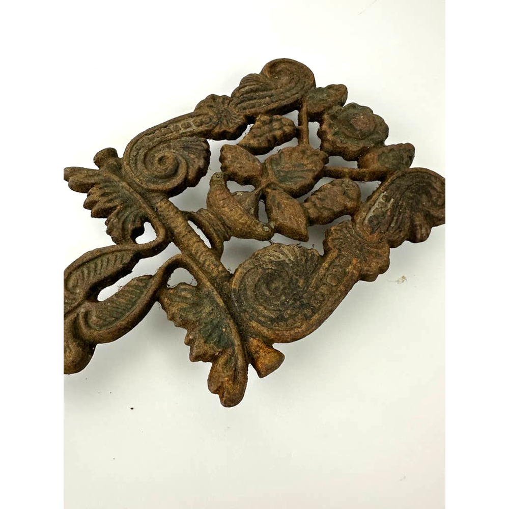 Vintage Rusted Iron Trivet Wall Decor Or Kitchen Use Farmhouse Country Decor